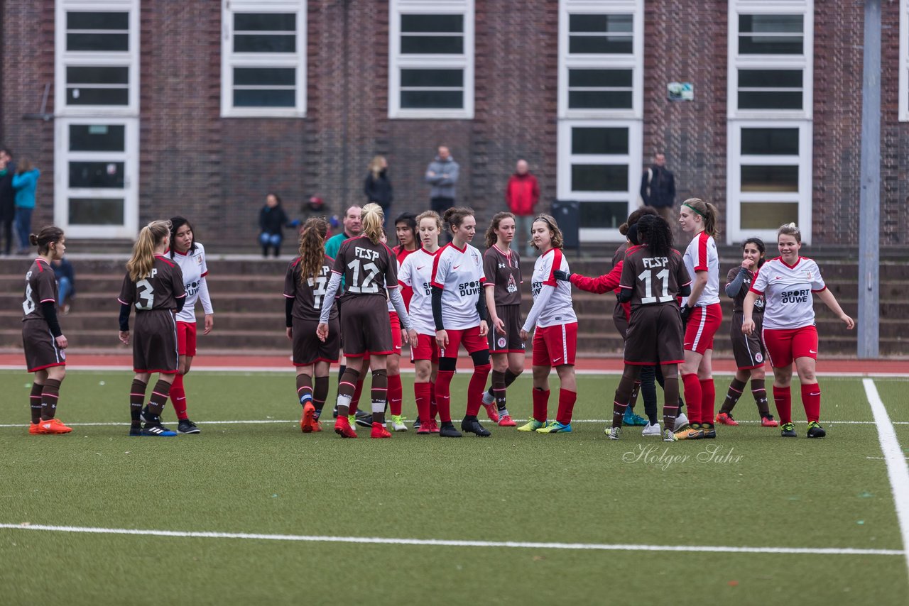 Bild 434 - B-Juniorinnen Walddoerfer - St.Pauli : Ergebnis: 4:1